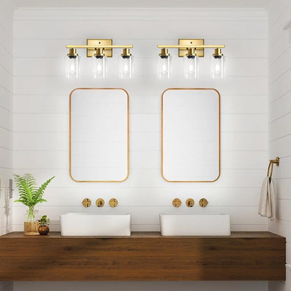 Ascher Bathroom Vanity Light Fixtures, 3 Light Wall Sconces Lighting - Image 2