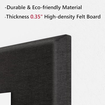 Neatsure Large Cork Board for Wall, 12 Panels Felt Tiles Tack Push Pin Board - Image 4