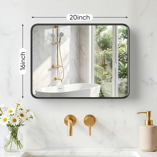 NEWBULIG 16X20 Inch Bathroom Mirror - Image 2