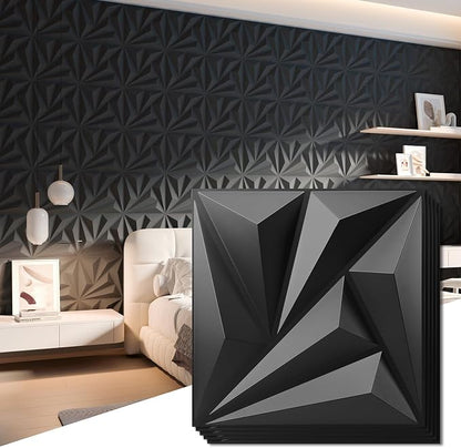 Art3d 100 Pack Decorative 3D Wall Panels 11.8 x 11.8 Inch Covering 97 Sq.ft by Art3d