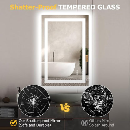 Hivone 24X36 LED Bathroom Mirror - Image 7