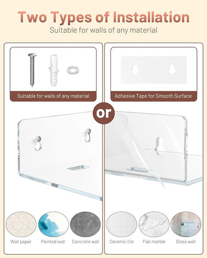 4 Pack Small Wall Shelf - Image 6
