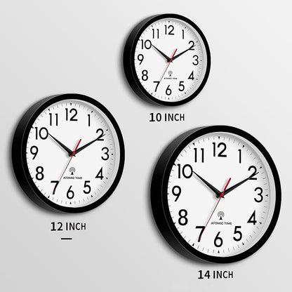 DAXSMY Atomic Wall Clock Analog 12 Inch Battery Operated Modern Decorative - Image 2