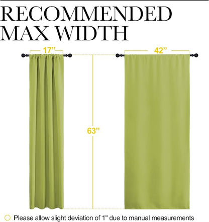 NICETOWN Green Blackout Draperies Curtains - Image 8