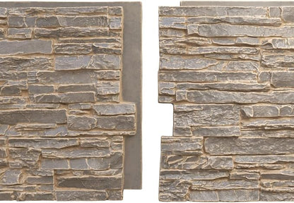 EverStone Canyon Ridge Faux Stone Panel, 45 3/4"W x 24 1/2"H x 1 1/4"D - Image 8