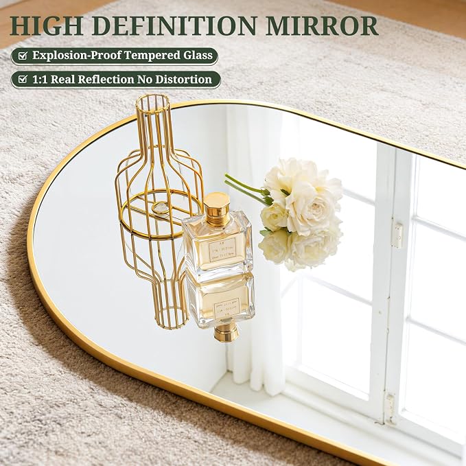 Mirror Full Length 58"x19" Full Body Floor Mirror - Image 5