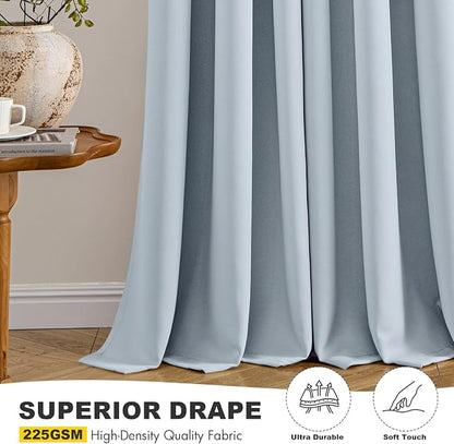 MIULEE Blackout Curtains for Bedroom Living Room 2 Panels, Thermal Insulated - Image 5