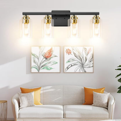 4-Light Bathroom Light Fixtures, Classic Wall Light Fixture - Image 9