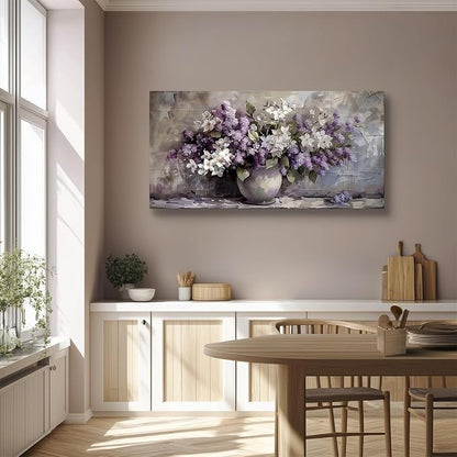 SERIMINO Large Wall Art for Living Room, Still Life Flowers Canvas Prints - Image 2