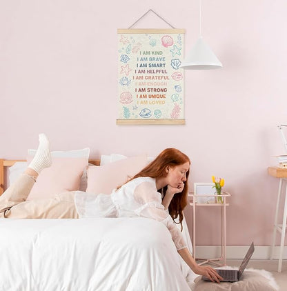 Yomisex Ocean Under the Sea Nursery Kids Wall Art Poster, Positive Affirmations - Image 2