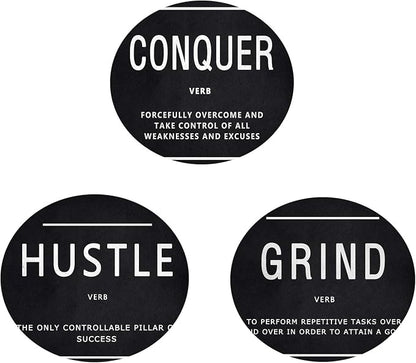 KAWAHONE Grind Hustle Conquer Wall Art, Success Canvas Painting Wall Decor - Image 9