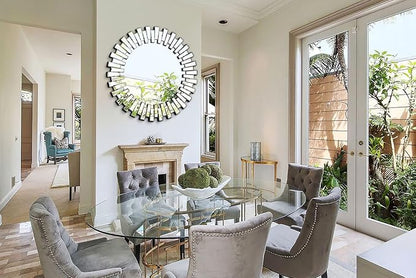 Chende Round Mirrors for Decor, Frameless Circle Mirror for Living Room - Image 8