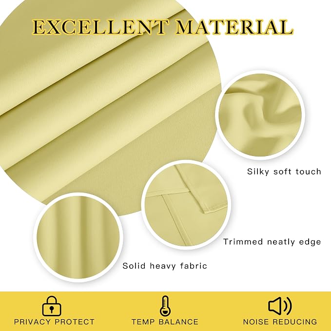 NICETOWN Blackout Curtains 120 inch Length - Image 2