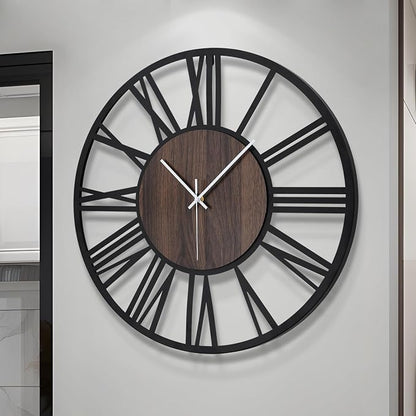 LEIKE Large Wall Clocks for Living Room, Non Ticking, Battery Operated - Image 5