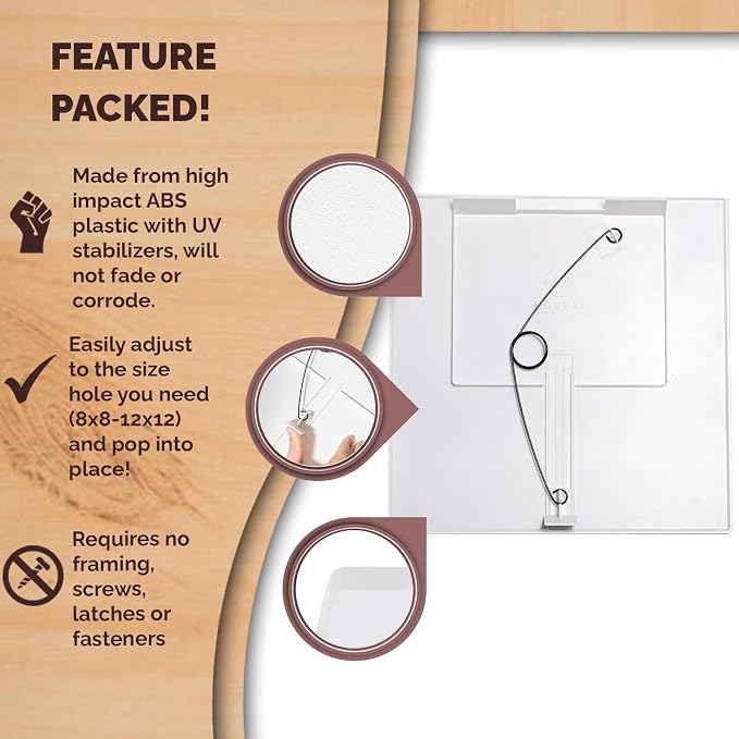 Morvat Adjustable Spring Access Panel 12"x12" Inches, - Image 4