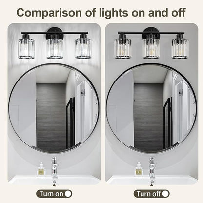 Crystal Bathroom Light Fixtures, Bathroom Lighting Fixtures Over Mirror - Image 7