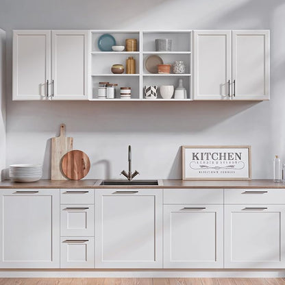 FIMELLO 78.6''W X 11''D X 21.7''H Wall Cabinets - Image 6