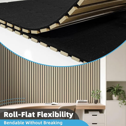 Art3d 2-Pack Acoustic Wood Slat Wall Panel - Image 6