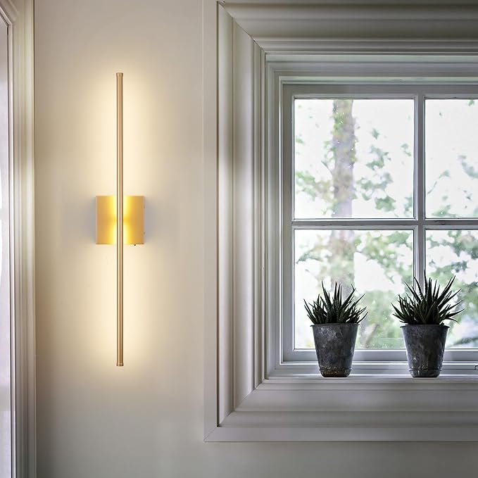 KARTOOSH 28.3 Inch 9 RGB Color Battery Operated Wireless Wall Sconces Set of Two - Image 9