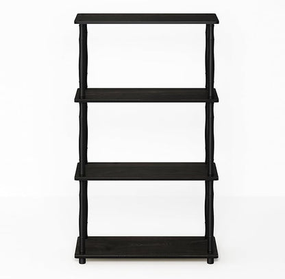 Furinno Turn-N-Tube 4-Tier Multipurpose Shelf Display Rack, Classic Tubes - Image 6