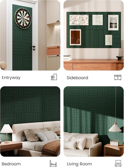 Bumusty Large Cork Board Alternative-36 x 24" Felt Bulletin Board Tiles - Image 5
