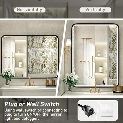 36x28 Inch LED Bathroom Mirror - Image 7