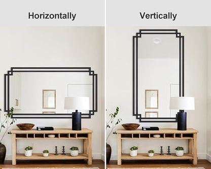 28" x 55" Living Room Mirror for Wall Decor, Large Decorative Mirror - Image 6