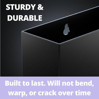 LaLaGreen Wall Planters Carbon Steel Black Metal Hanging Flower Pot - Image 6
