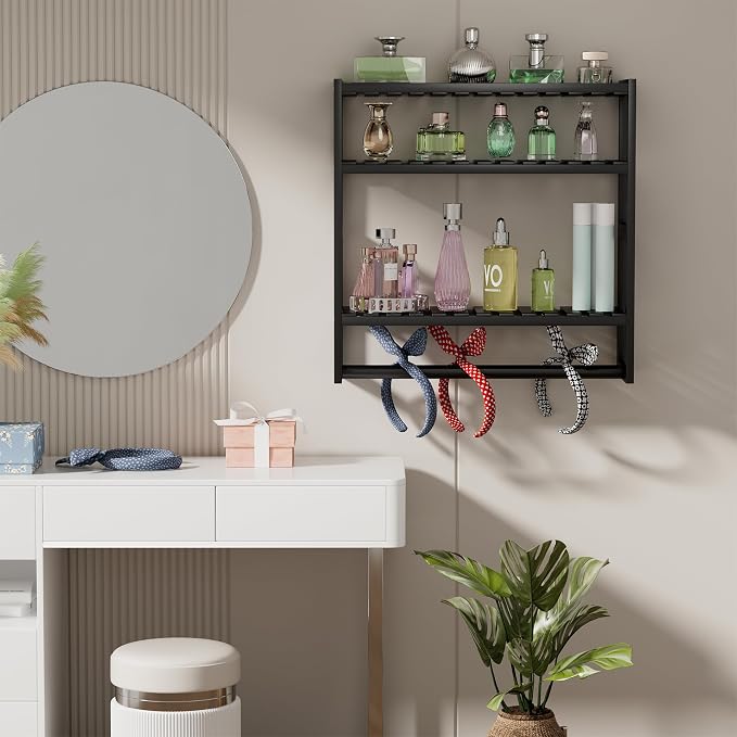 PPN Towel Rack Bathroom Storage Shelves Over The Toilet - Image 5
