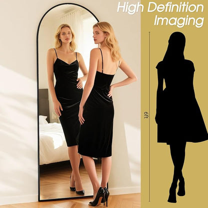 59"x16" Floor Mirror Full Length, Arched Full Length Mirror - Image 5
