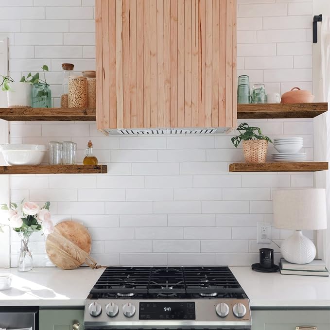 QEEIG Floating Shelves for Wall Bathroom Shelf Bedroom Kitchen Living Room - Image 4