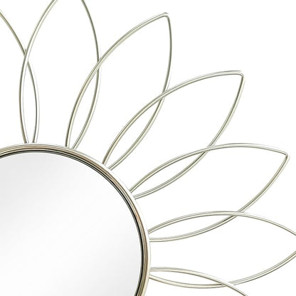 3 Pack Metal Mirrors for Wall Sunburst Wall Mirrors Home Décor Decorative - Image 2