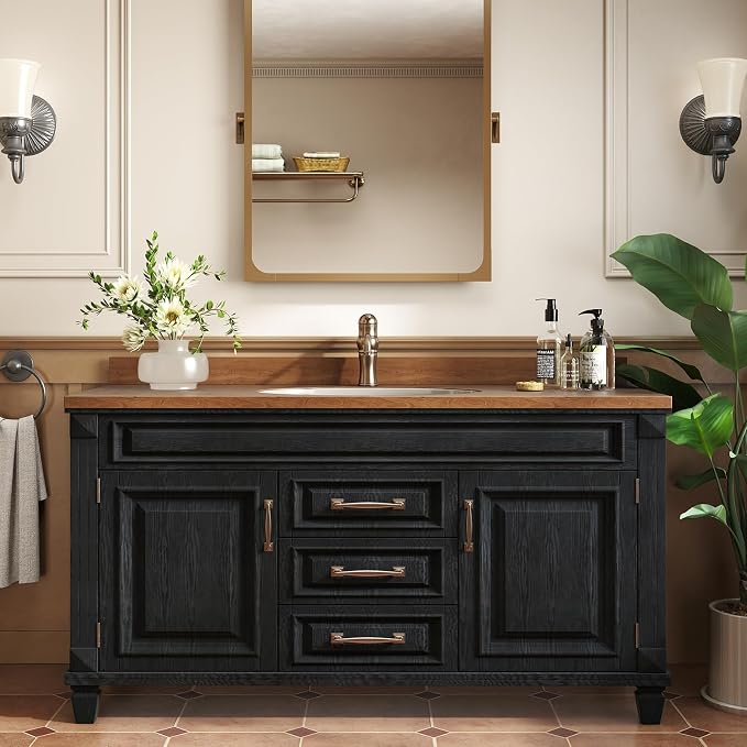 Vinjiasin Peel and Stick Wallpaper Black Wallpaper Black Wood Contact Paper - Image 3