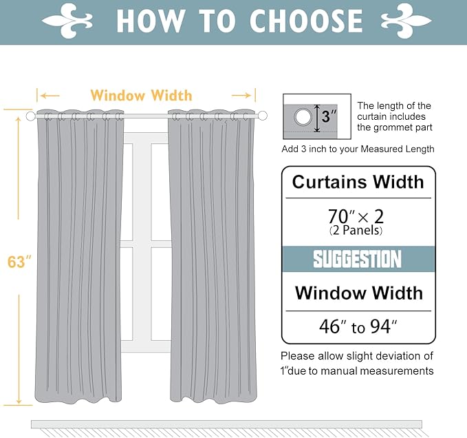 ChrisDowa Burgundyout Curtains 70 inches Wide - Image 5