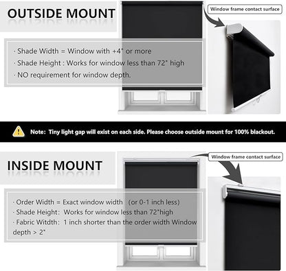 Cordless Roller Shades Blackout Blinds - Image 7