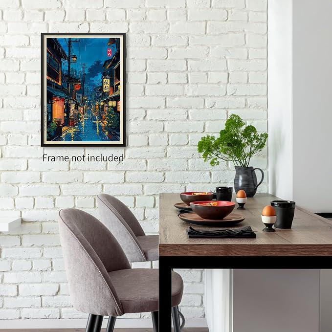 Podafu Japanese Tokyo Tea House Canvas Wall Art - Image 4