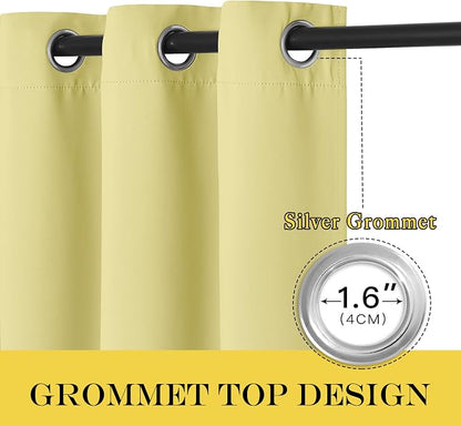NICETOWN Blackout Curtains 84 Inch Length, Thermal Insulated Room Darkening - Image 5