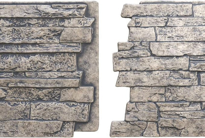 EverStone Acadia Ledge Faux Stone Panel, Linen Graphite Color - Image 8