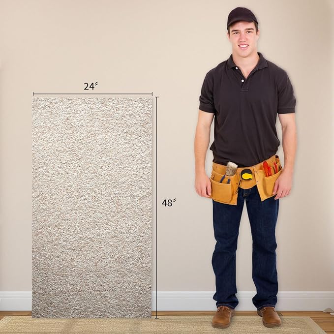 6” x 12” Faux Stone 3D Wall Panels, Clay Manufactured Raised Textured Paneling - Image 8