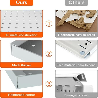 TORACK 3 PCS Metal Pegboard Panels - Image 6