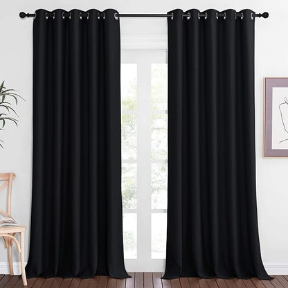 NICETOWN Black Out 110 inch Curtain by NICETOWN