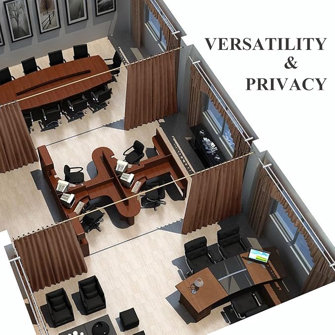 NICETOWN Noise Barrier Room Dividers Blind Screens Partitions, Home Decor Floor - Image 6