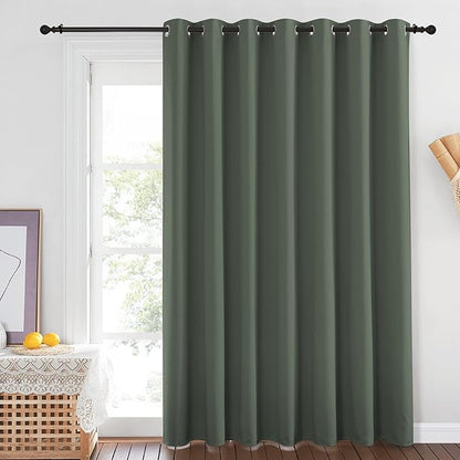 NICETOWN Blackout Sliding Door Curtains 84 inch Length - Image 2