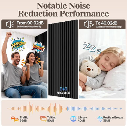 2 Pack Wood Panels for Wall, 47.24" x 23.81" Acoustic Wood Slat Wall Panel for - Image 4