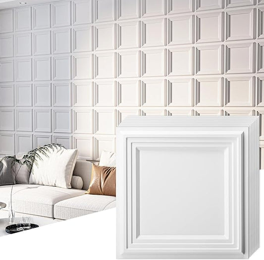 Art3d 33-Pack 3D Textured Accent Wall Panel by Art3d