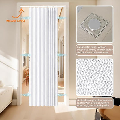 AJAZZ Blackout Magnetic Door Curtain - Image 9