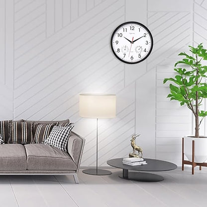 Wall Clock, Sweep Silent Movement Accurate Clocks - Image 2