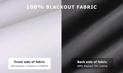LazBlinds 100% Blackout Roller Shades, No Tools No Drill Cordless Blinds - Image 2