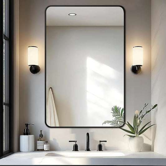 Delma Bathroom Mirror, High-Definition Vanity Mirror, Versatile Mirror by Delma