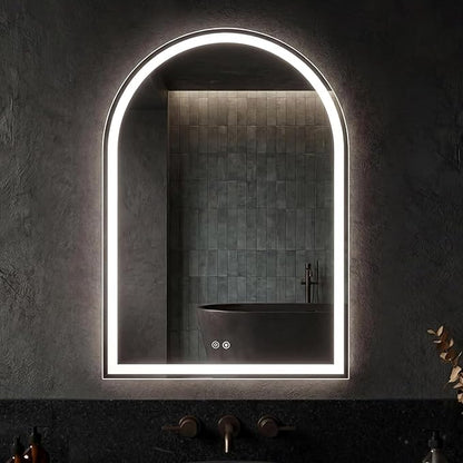 Sweetcrispy 28"×36" LED Bathroom Mirror by Sweetcrispy